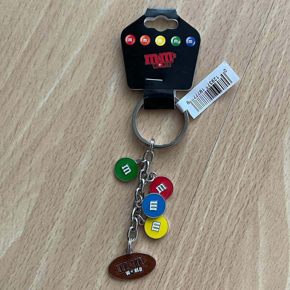 m&m keychain